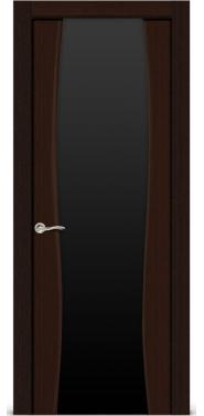 Межкомнатная дверь Ситидорс  Жемчуг-2 Венге Со стеклом